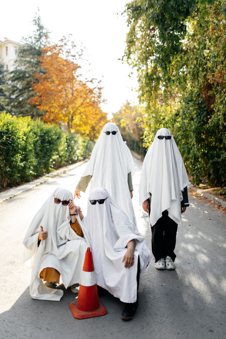 ghosts on street